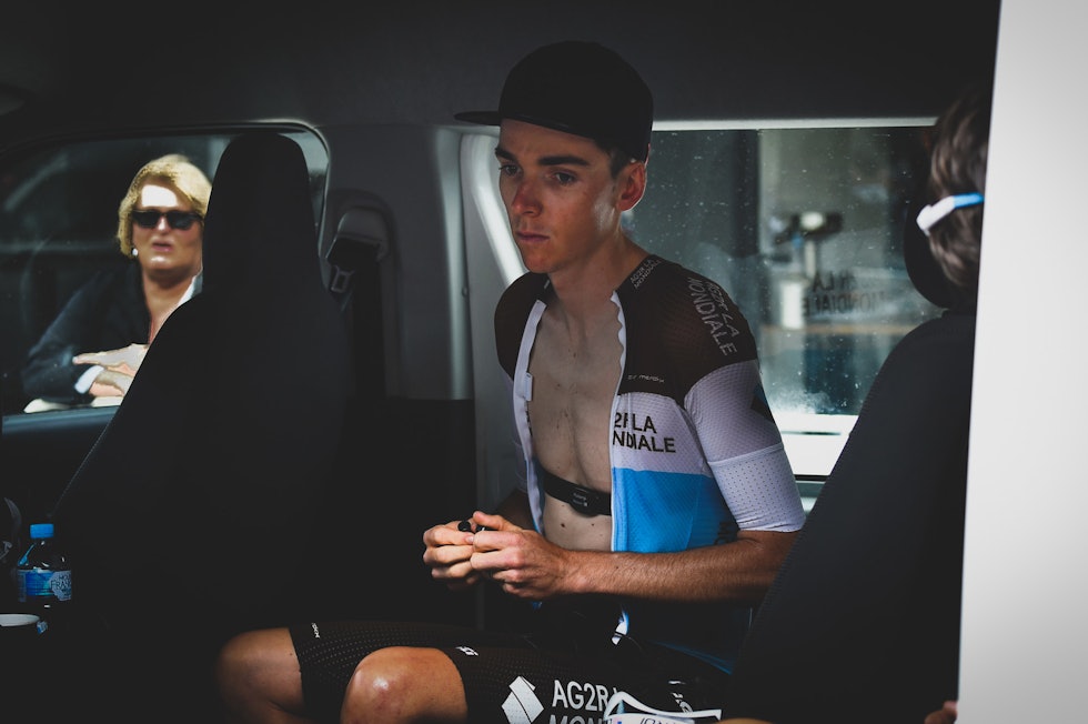 PÅ VEI BORT? Romain Bardet ryktes vekk fra AG2R. Det kan bety flere sjanser for Benoit Cosnefroy. Foto: Cor Vos. romain bardet