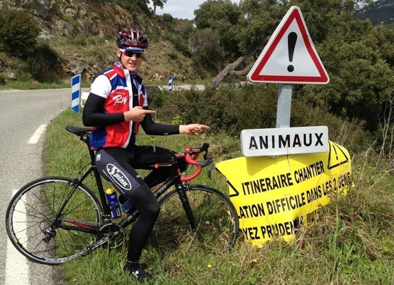 THAT'S MY NAME: Ole "Animaux" Forfang liker seg i Sør-Europa, her på samling i Frankrike. Foto: Privat THAT'S MY NAME: Ole "Animaux" Forfang liker seg i Sør-Europa, her på samling i Frankrike. Foto: Privat