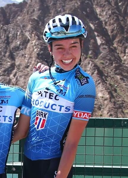 Amalie Lutro sykler Tørst Challenge