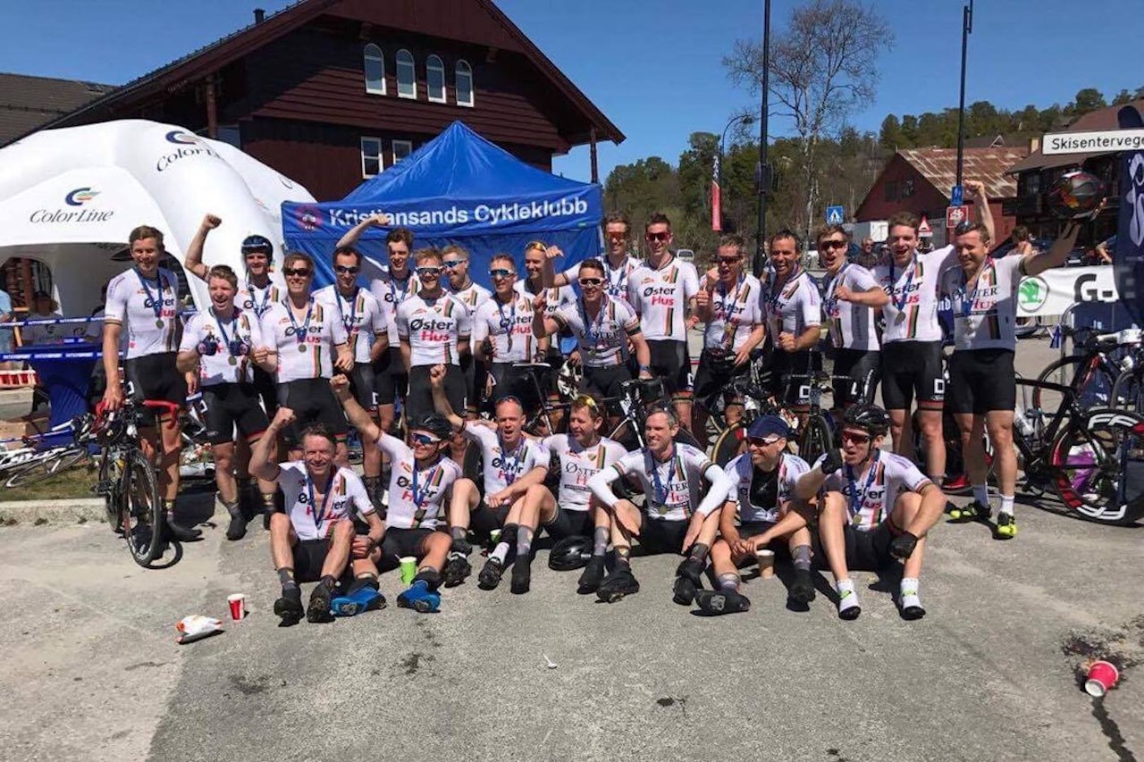 ENDELIG: Sandnes SK slo erkerivalen Mivai Ekspress med fire sekunder på Hovden. Foto: MOrten Hagland ENDELIG: Sandnes SK slo erkerivalen Mivai Ekspress med fire sekunder på Hovden. Foto: MOrten Hagland