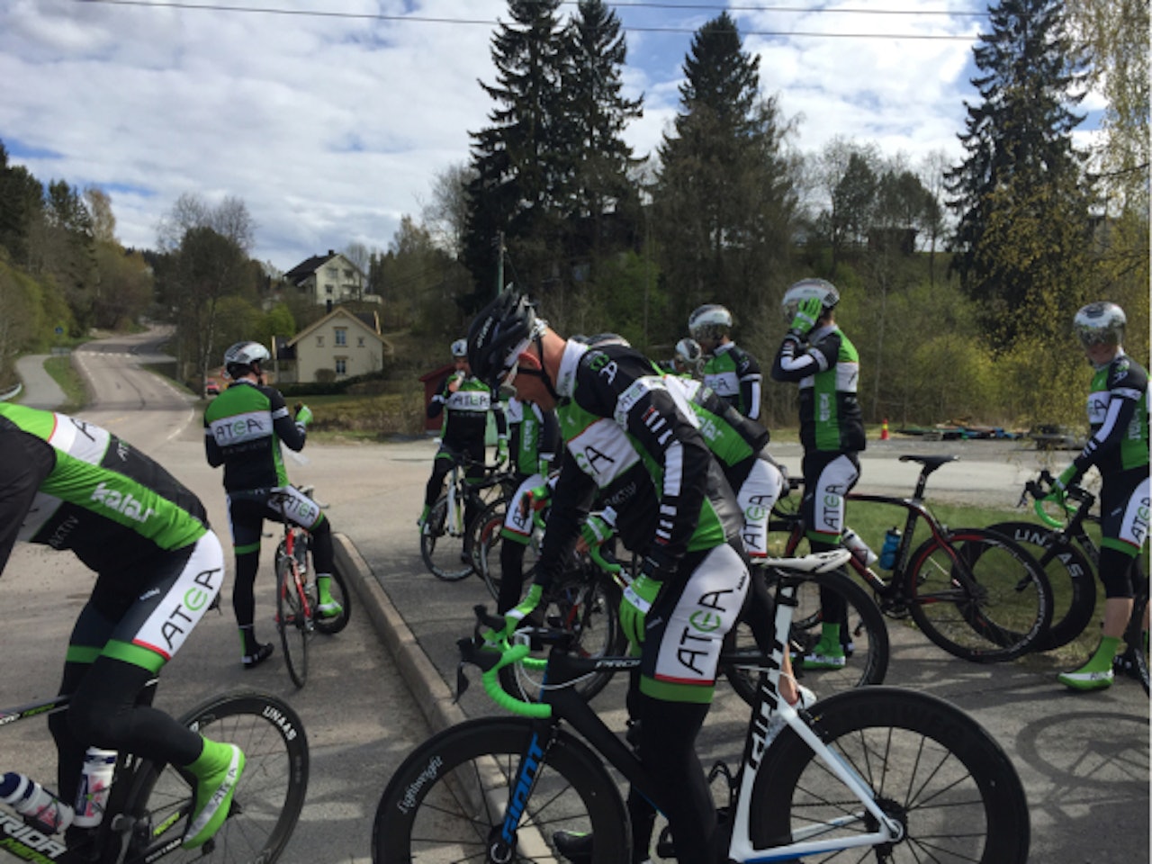 OVER OG UT: André har syklet sitt siste ritt med den rekordjaktende gjengen hos Atea.  OVER OG UT: André har syklet sitt siste ritt med den rekordjaktende gjengen hos Atea.