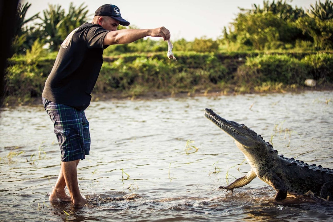 FARLIG LEK: Ville du matet denne krokodillen? Stisykling-Costa-Rica-9