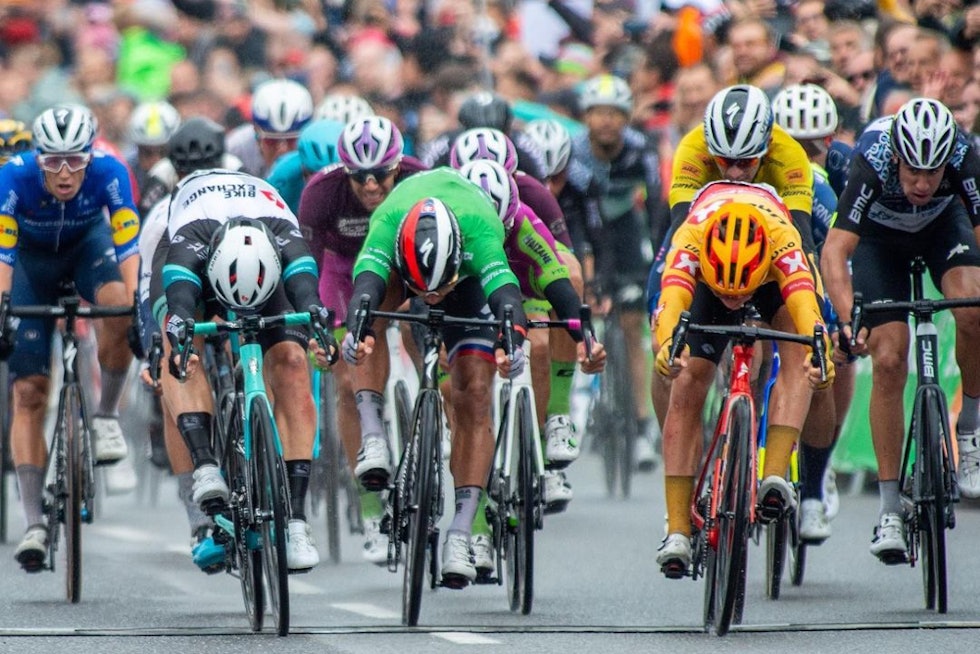 JEVNT: Et godt innslag var avgjørende da Halvorsen tok hjem seieren på den tredje etappen. Foto: Mario Stiehl kristoffer halvorsen, uno-x procycling, okolo slovenska