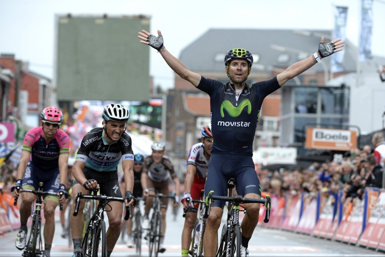 DEN TREDJE: Alejandro Valverde tok sin tredje Liège-Bastogne-Liège-seier. Foto: Cor Vos DEN TREDJE: Alejandro Valverde tok sin tredje Liège-Bastogne-Liège-seier. Foto: Cor Vos