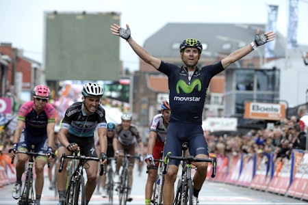 DEN TREDJE: Alejandro Valverde tok sin tredje Liège-Bastogne-Liège-seier. Foto: Cor Vos