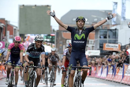 DEN TREDJE: Alejandro Valverde tok sin tredje Liège-Bastogne-Liège-seier. Foto: Cor Vos DEN TREDJE: Alejandro Valverde tok sin tredje Liège-Bastogne-Liège-seier. Foto: Cor Vos