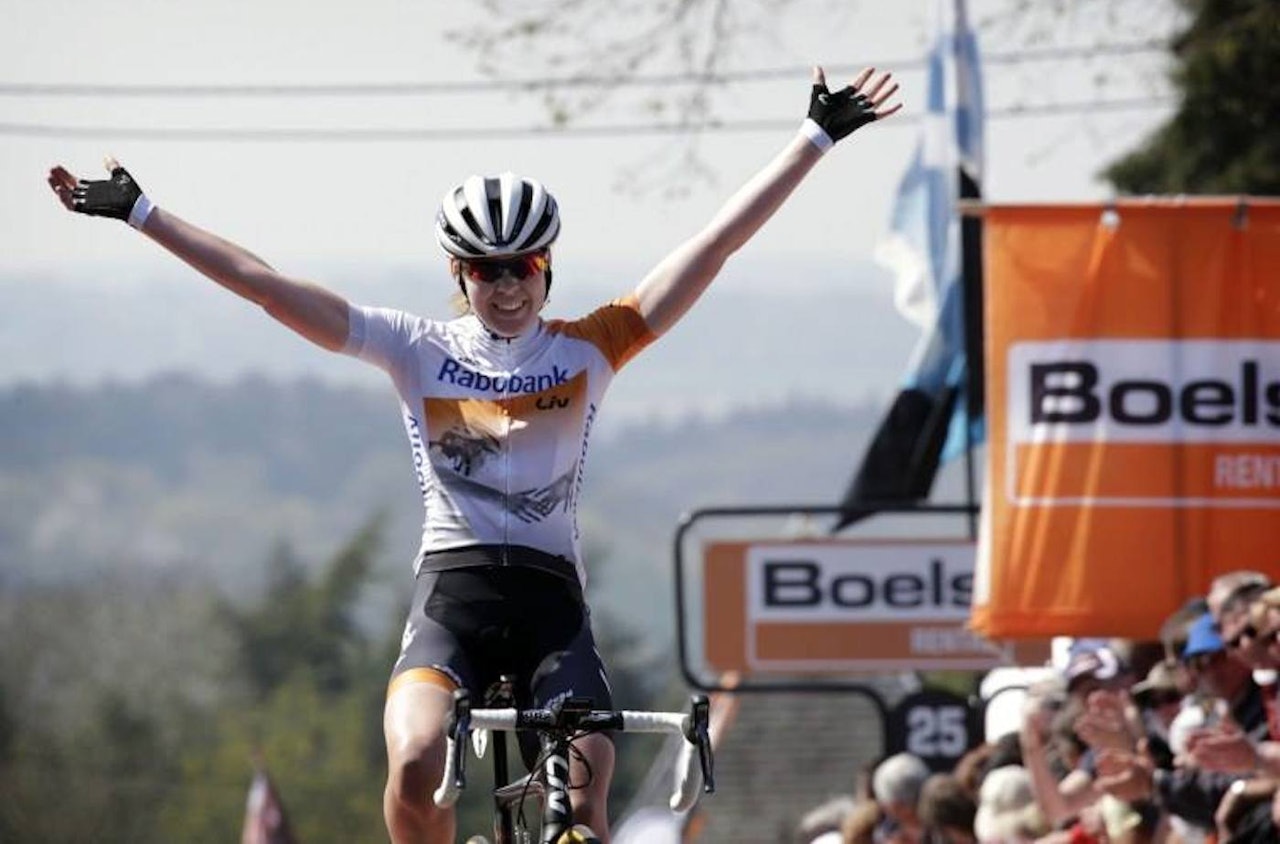Anna van der Breggen (Rabo-Liv) vant Flèche Wallonne Féminin. Foto: Rabo-Liv Anna van der Breggen (Rabo-Liv) vant Flèche Wallonne Féminin. Foto: Rabo-Liv
