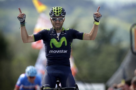 REPRISE: Alejandro Valverde gjorde som i fjor, og vant La Flèche Wallone i suveren stil. Foto: Cor Vos. 