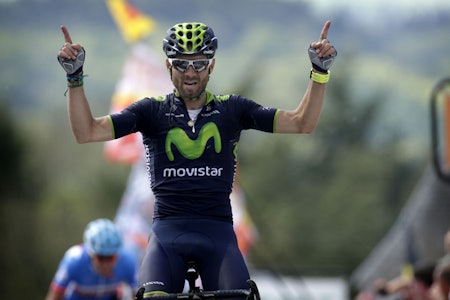 REPRISE: Alejandro Valverde gjorde som i fjor, og vant La Flèche Wallone i suveren stil. Foto: Cor Vos.  REPRISE: Alejandro Valverde gjorde som i fjor, og vant La Flèche Wallone i suveren stil. Foto: Cor Vos.