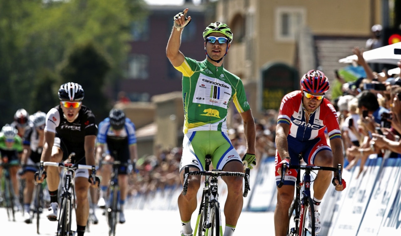 Close, but no sigar! Hushovd viste styrke i California. Foto: Cor Vos Close, but no sigar! Hushovd viste styrke i California. Foto: Cor Vos