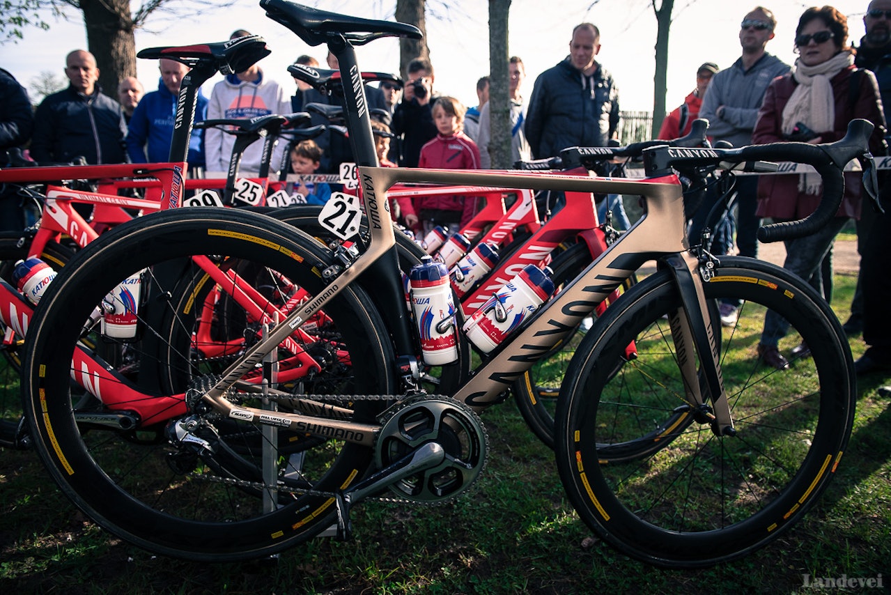 STANDARD: Denne sykkelen kom inn til tiende plass i Roubaix, høyst uforandret. 