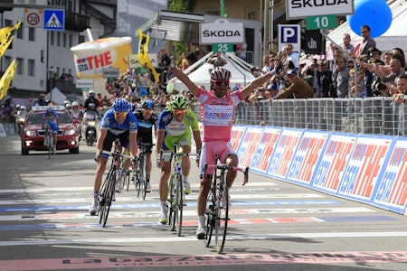 HELE VEIEN I ÅR?: Joaquim Rodriguez var svært nære å vinne Giroen i 2012. Arild tror "Purito" endelig får sin GrandTour-seier i årets utgave. Foto: Cor Vos. 