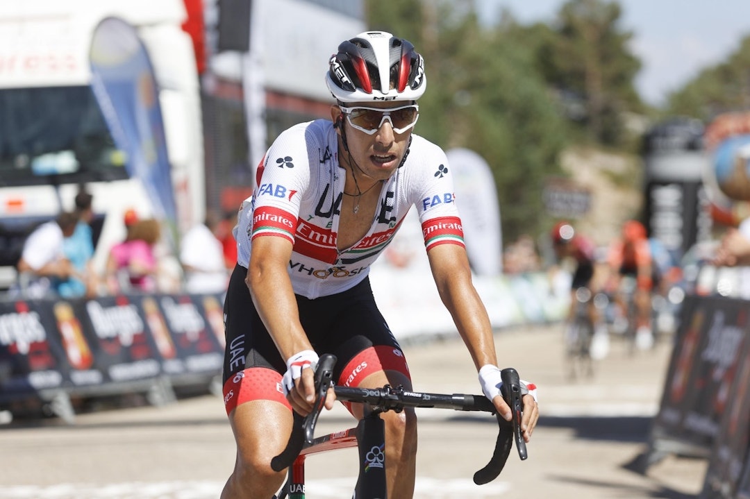 FIKK FYKEN: Etter tre år uten de store resultatene fikk ikke Fabio Aru fornyet sin kontrakt med UAE Emirates for 2021. Foto: Cor Vos Fabio Aru Vuelta Burgos 2020