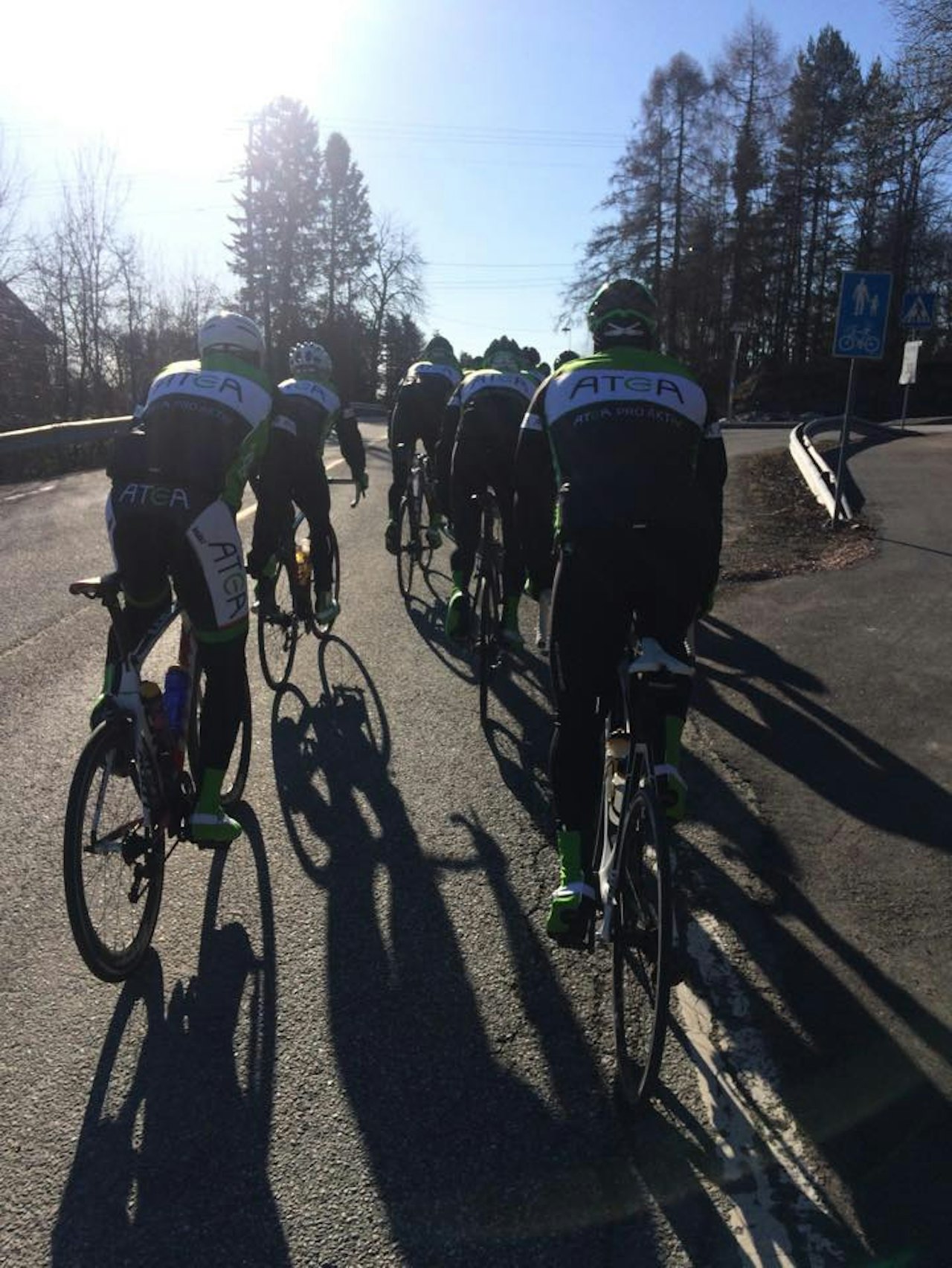 HELGENS UTSIKT: André nøt denne utsikten i store deler av helgen.  HELGENS UTSIKT: André nøt denne utsikten i store deler av helgen.