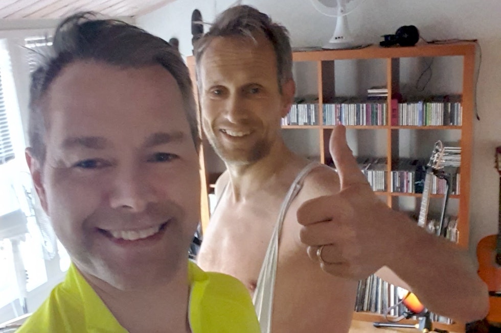Stefan Jacobsen og Arne Hove i Strava Climbing Challenge