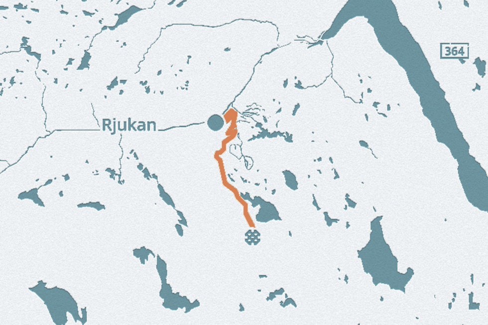 Strekningen begynner like utenfor Rjukan sentrum. Gaustatoppen motbakkesykling 71 bakker du må sykle i Norge Gaustasvingene svineroivegen