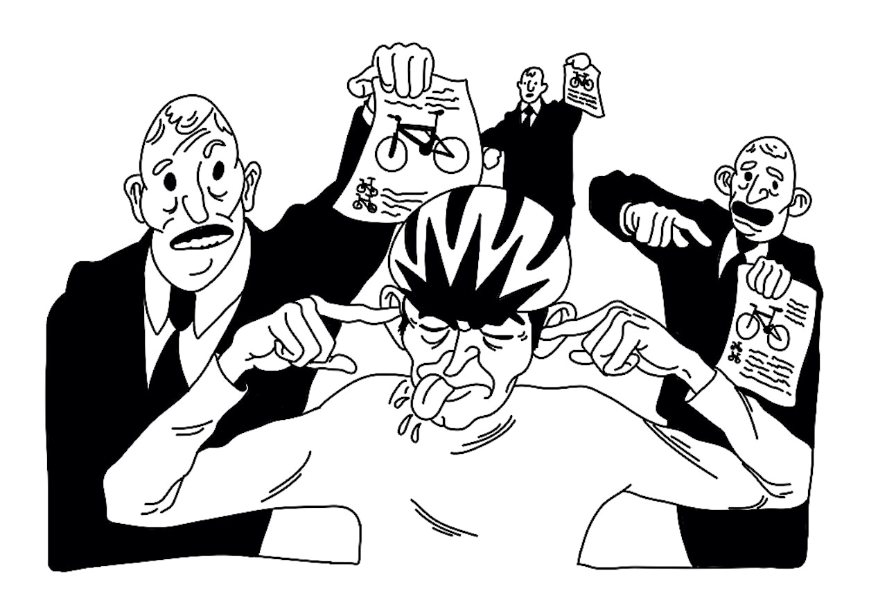 VI BESTEMMER SELV: Vi lar oss ikke styre av annonsørene, uansett hvilke risiko vi måtte løpe for å miste inntekter. Illustrasjon: Didrik Magnus-Andresen. VI BESTEMMER SELV: Vi lar oss ikke styre av annonsørene, uansett hvilke risiko vi måtte løpe for å miste inntekter. Illustrasjon: Didrik Magnus-Andresen.