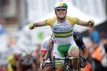 AUSTRALSK KANONKULE: Simon Gerrans er flink til å vinne når det virkelig gjelder. Foto: Cor Vos