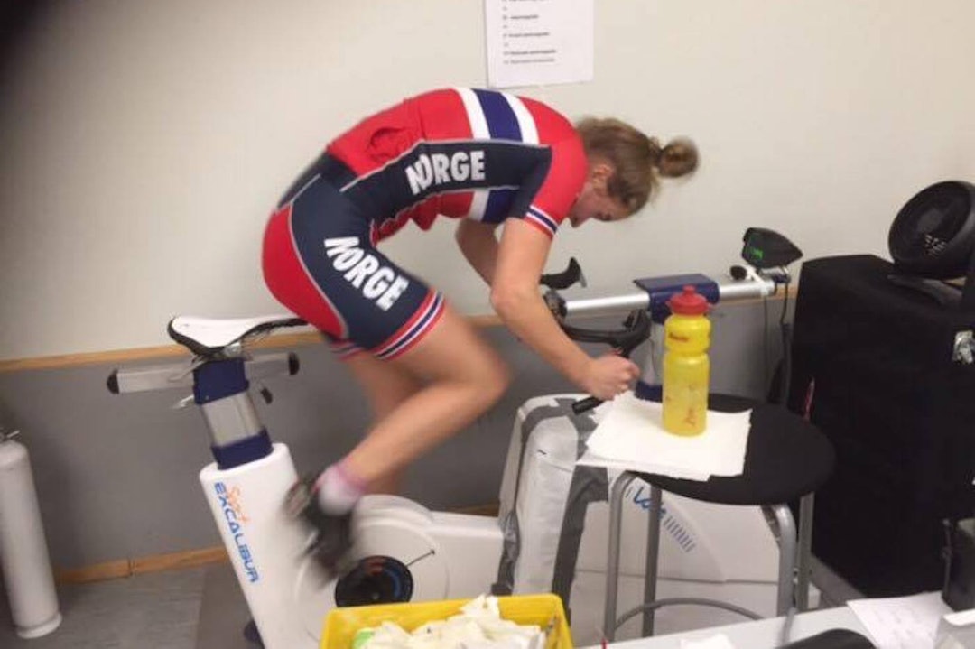 For Thea Siggerud var forrige ukes testrunde på Høgskolen i Lillehammer hennes første. Det kostet, men hun motiveres av å vite hvor landet ligger og håper å se forbedringer ved neste testrunde til vinteren. Foto: Eddy Knudsen Storsæter Thea Siggerud Testin HIL Nov 2016 - Foto Eddy Knudsen Storsæter 1400x933