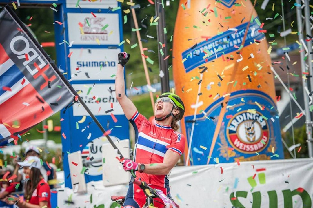 Forbundets storsatsing mot Tokyo-OL skal heve Norge til topp internasjonalt nivå i rundbane. Gunn-Rita Dahle Flesjå er en del av satsingen. Foto: Merida Gunn-Rita Dahle Flesjå VM 2015 Foto Sellaronda Hero 1400x933
