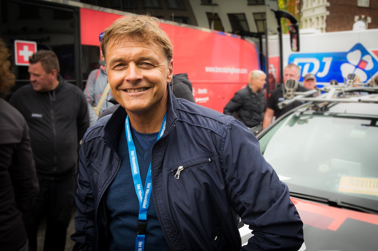 GLAD GUTT: Dag Otto etter Flandern Rundt, der han både syklet amatørrittet og var på jobb for TV2. Foto: Henrik Alpers GLAD GUTT: Dag Otto etter Flandern Rundt, der han både syklet amatørrittet og var på jobb for TV2. Foto: Henrik Alpers