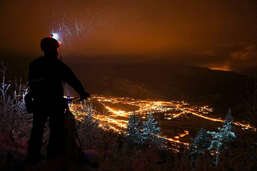 Nesbyen har både snø og utsikt å by tjukksykkelfolket. Foto: Ove Grøndal Nesbyen - Ove Grøndal 1400x933