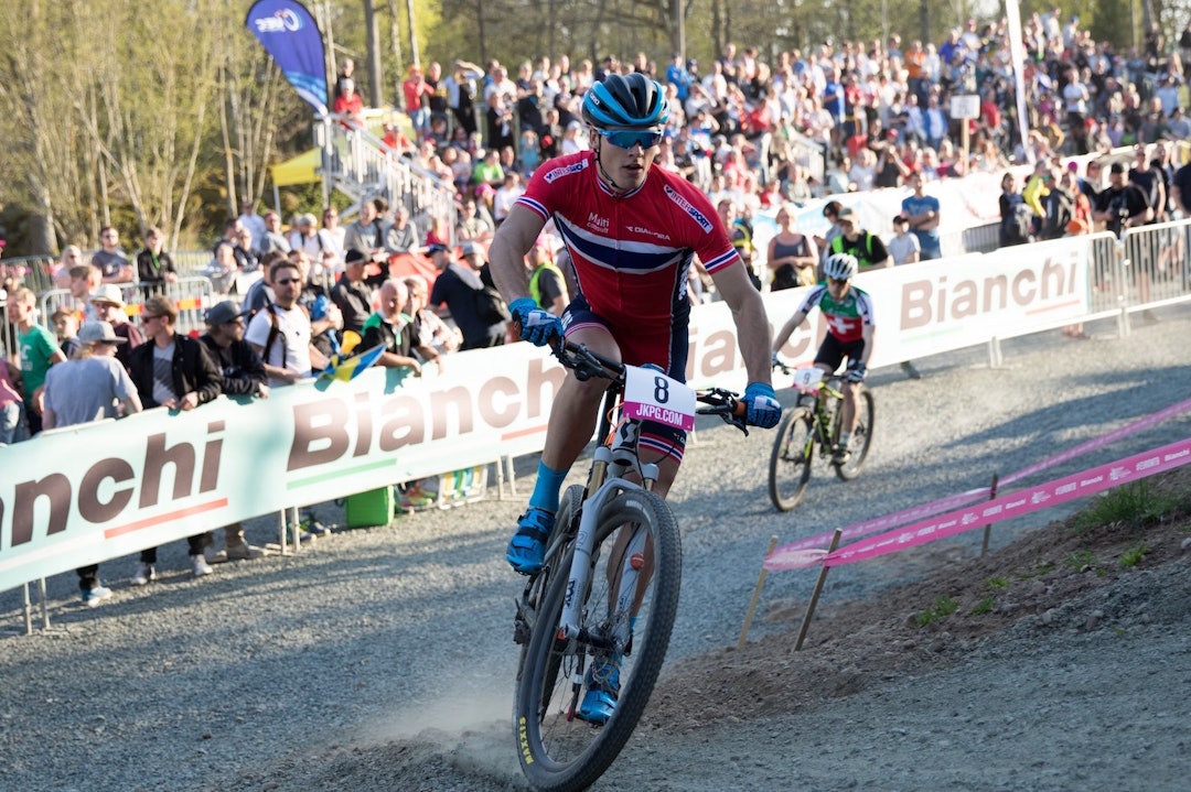 Torjus Bern Hansen var en del av rekruttlandsslaget i 2016. Han vant blant annet B-finalen i EM og er ranket høyere enn flere av rytterne som er tatt ut på landslaget 2017, men er likevel ikke med i uttaket. Foto: Bengt Ove Sannes Torjus Bern Hansen EM sprint B finale - Bengt Ove Sannes