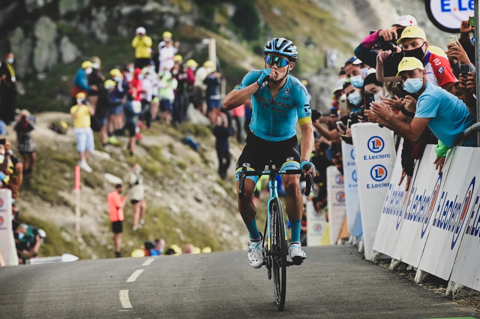 KLATREMUS: Miguel Angel Lopez vant den hardeste av årets Tour de France-etapper. Signaturen hans er ennå ikke bekreftet. Foto: Cor Vos. miguel angel lopez