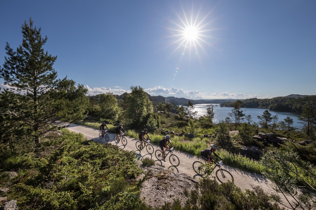 Så langt har det vært liten grunn til å kjøre fulldemper i Nordsjørittet. Foto: Rune Helliesen Nordsjørittet 1 Foto Rune Helliesen 1400x933