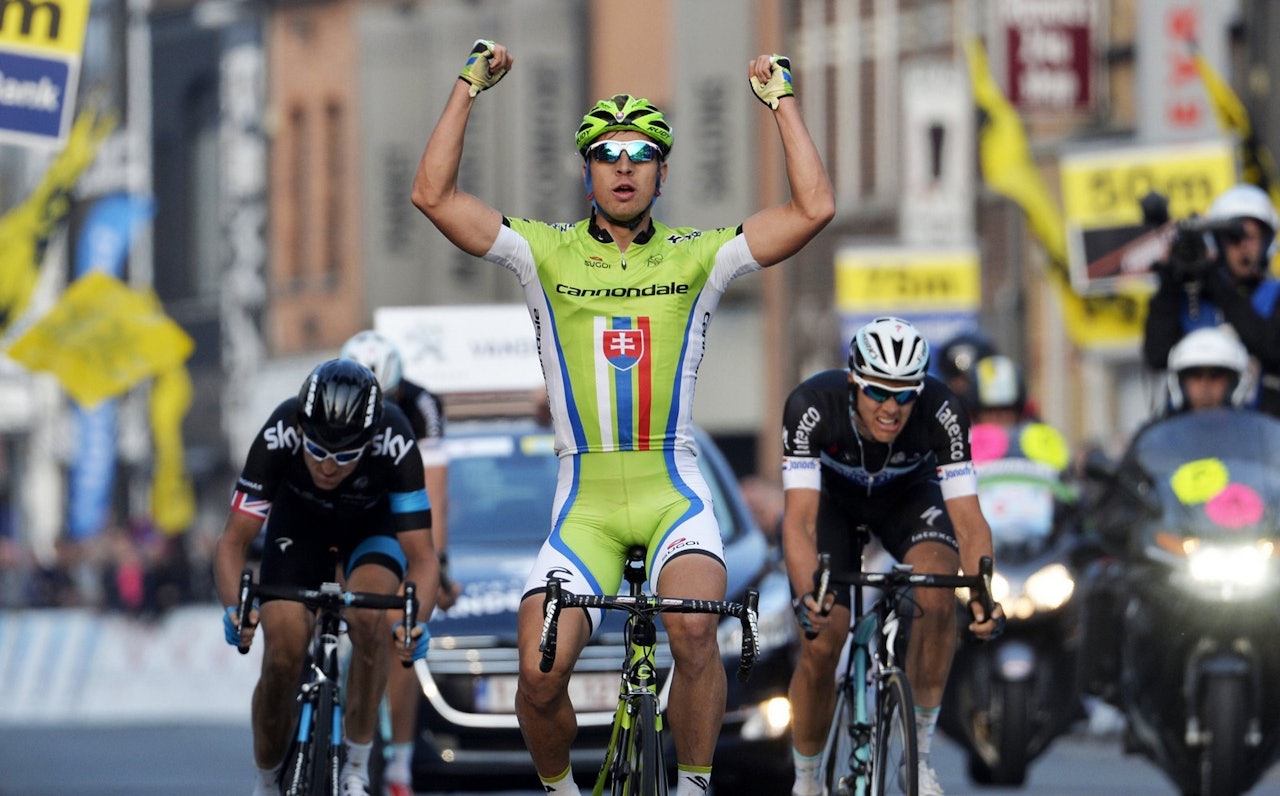 BARNESYKKELRITT!: Peter Sagan gjorde som han ville i E3 Harelbeke. Foto: Cor Vos. BARNESYKKELRITT!: Peter Sagan gjorde som han ville i E3 Harelbeke. Foto: Cor Vos.