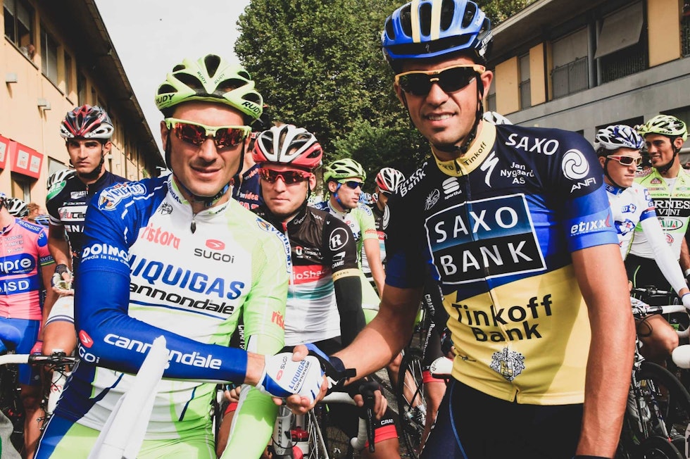 TØFFE DUELLER: Alberto Contador og Ivan Basso kjørte mot hverandre i både Giro d'Italia og Tour de France. Foto: Cor Vos. sean-yates-3