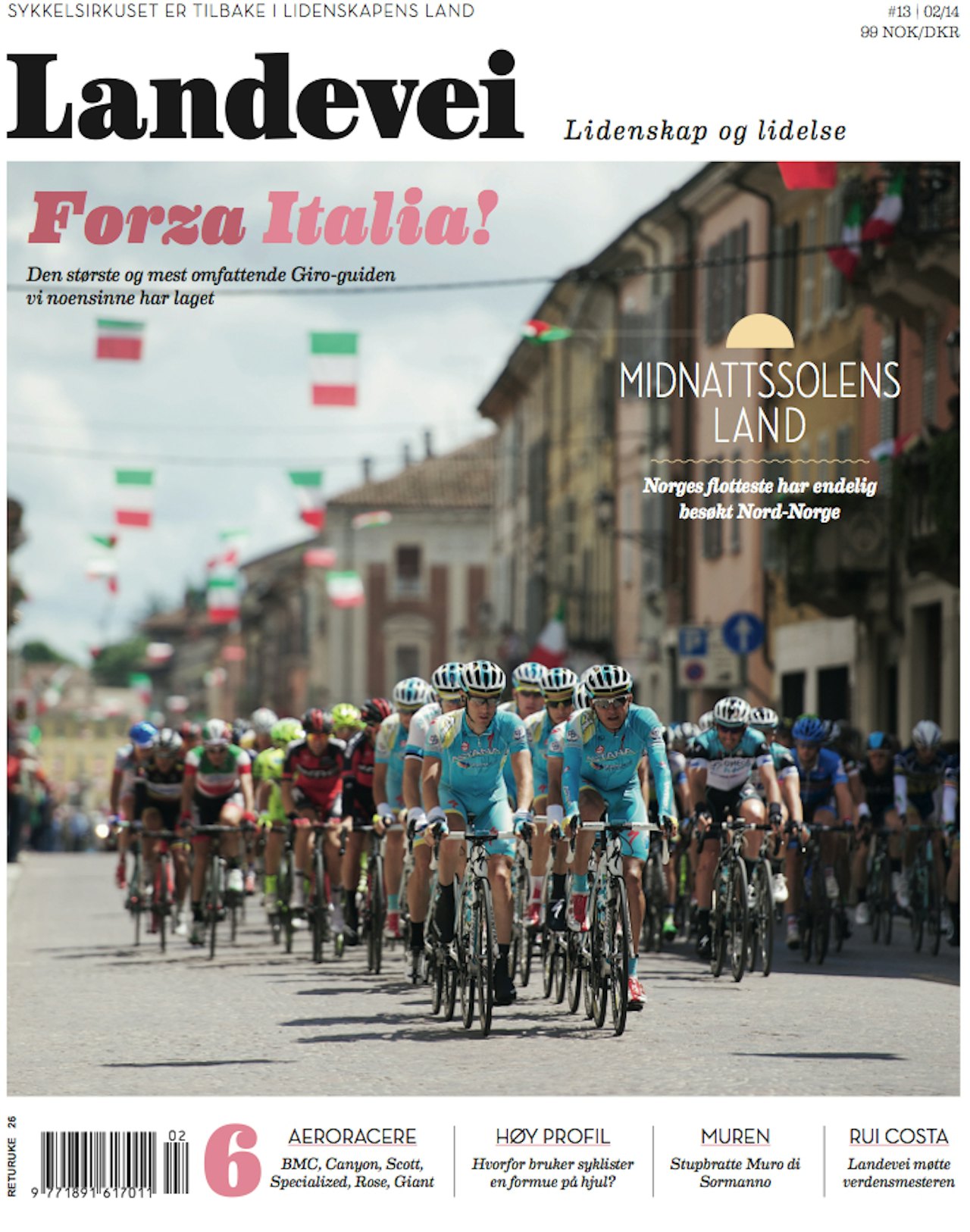 FORZA ITALIA! Velkommen til Landevei #13! Vi dissikerer Giro d'Italia og aerodynamiske sykler som noen av hovedsakene. Foto: Kristof Ramon FORZA ITALIA! Velkommen til Landevei #13! Vi dissikerer Giro d'Italia og aerodynamiske sykler som noen av hovedsakene. Foto: Kristof Ramon