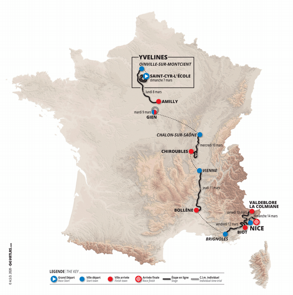 oversiktskart paris-nice 2021 oversiktskart paris-nice 2021