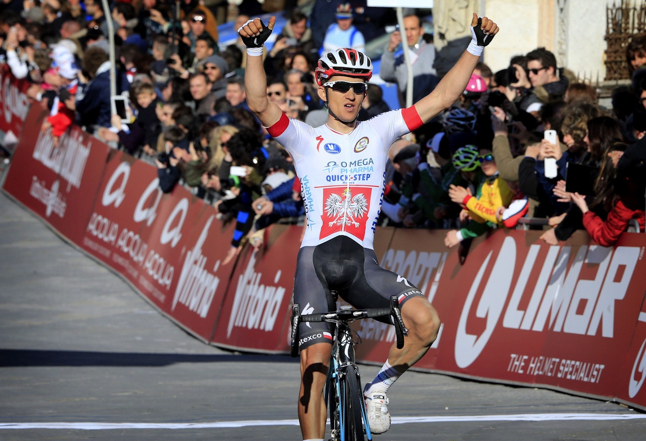 OVERLEGEN: Michal Kwiatkowski moste Peter Sagan i avslutningen. OVERLEGEN: Michal Kwiatkowski moste Peter Sagan i avslutningen.