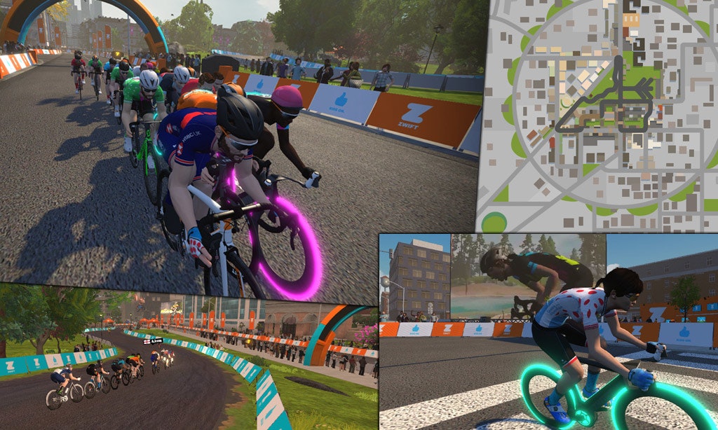 Crit City i Zwift