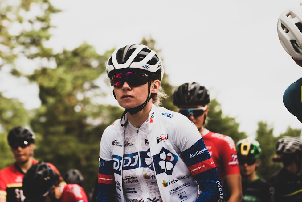 SER FREMOVER: Borgli har nå 2021 i tankene, etter at FDJ Nouvelle-Aquitaine valgte å bli hjemme fra årets siste ritt. Foto: Henrik Alpers. Stine-borgli-1-3