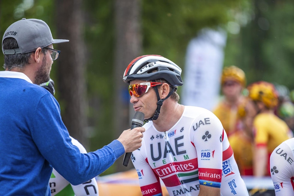 Så var det Alexander Kristoffs tur med mikrofonen. Foto: Pål westgaard Så var det Alexander Kristoffs tur med mikrofonen. Foto: Pål westgaard