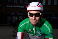 SJEFEN: Alexander Kristoff med sin grønne trøye og aerodynamiske hjelm.