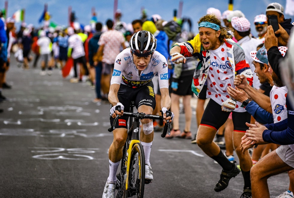 GLITRENDE: Jonas Vingegaards angrep på Mont Ventoux fikk sykkelverden til å eksplodere i ekstase. Foto: Cor Vos tour de france, jonas vingegaard(1)