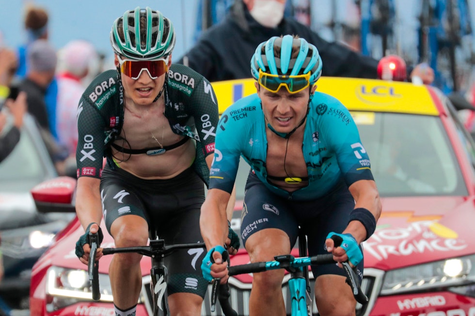 SOLID: Oppløftende prestasjon av Alexey Lutsenko i Touren. Foto: Cor Vos tour de france, astana-premier-tech, alexey lutsenko