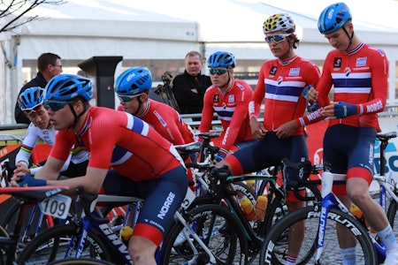 TILLIT: U23-landslaget som syklet Norge til 3.plass i Gent-Wevelgem er også tatt ut til Flandern Rundt og ZLM Tour. Fra venstre: Kristoffer Halvorsen, Rasmus Tiller, Anders Skaarseth, Tobias Foss, Torstein Træen og Ole Forfang. Foto Erik Edland TILLIT: U23-landslaget som syklet Norge til 3.plass i Gent-Wevelgem er også tatt ut til Flandern Rundt og ZLM Tour. Fra venstre: Kristoffer Halvorsen, Rasmus Tiller, Anders Skaarseth, Tobias Foss, Torstein Træen og Ole Forfang. Foto Erik Edland