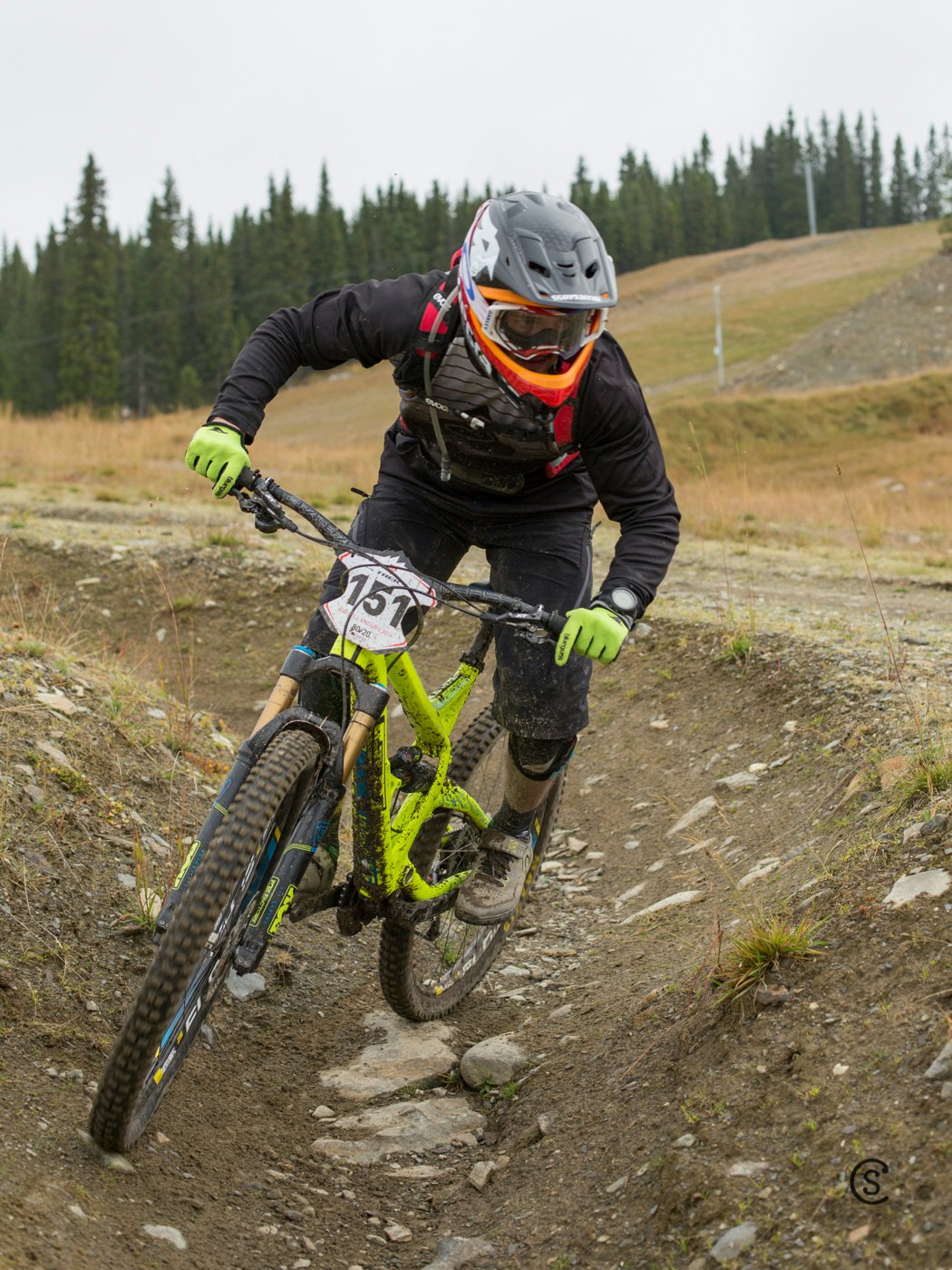 Terje Nylende måtte se seg slått av Espen Johnsen på finalerunden av 80/20-serien. Foto: Sylvain Cavatz Terje Nylende - Hafjell Enduro 2016 - Sylvain Cavatz