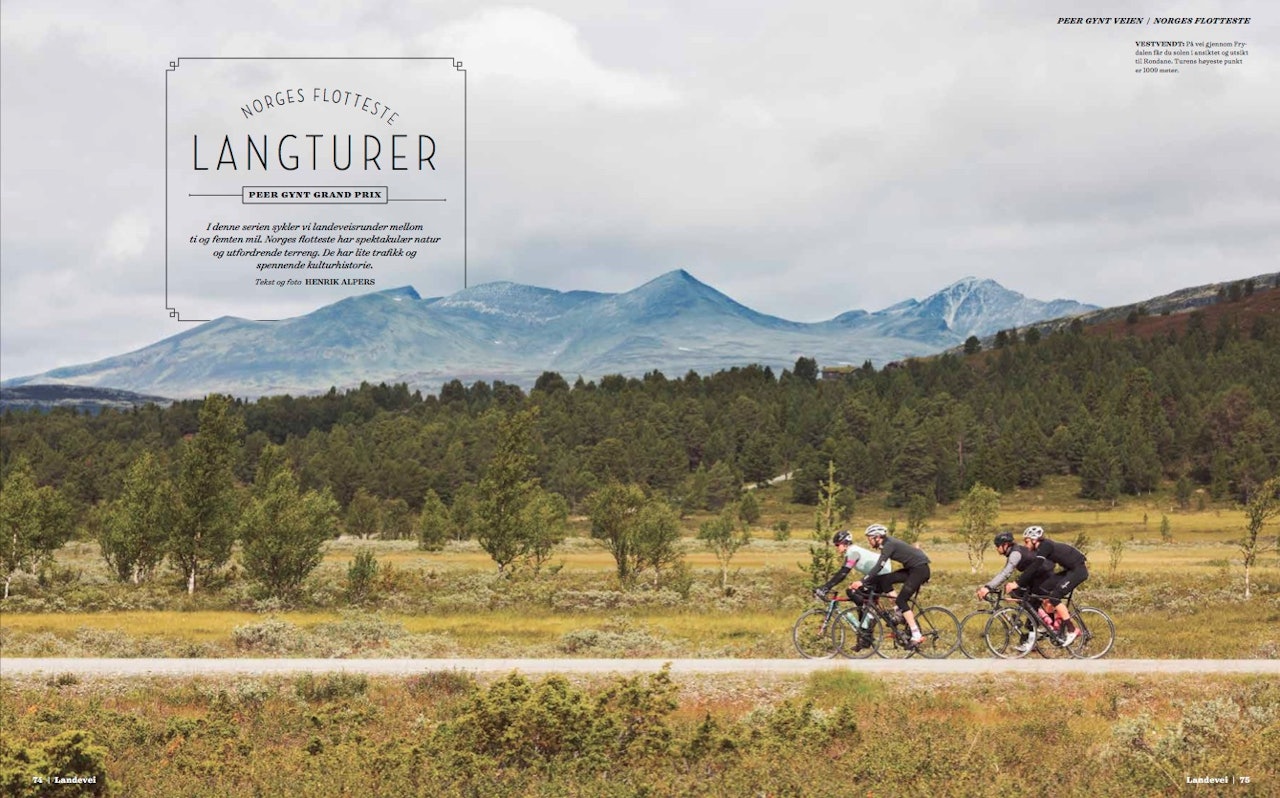 PEER, DU LYVER! Runden med Peer Gynt Seterveg er bare en av mange store opplevelser du kan lese mer om i Landevei #23: Foto: Magnus Roaldset Furset. PEER, DU LYVER! Runden med Peer Gynt Seterveg er bare en av mange store opplevelser du kan lese mer om i Landevei #23: Foto: Magnus Roaldset Furset.