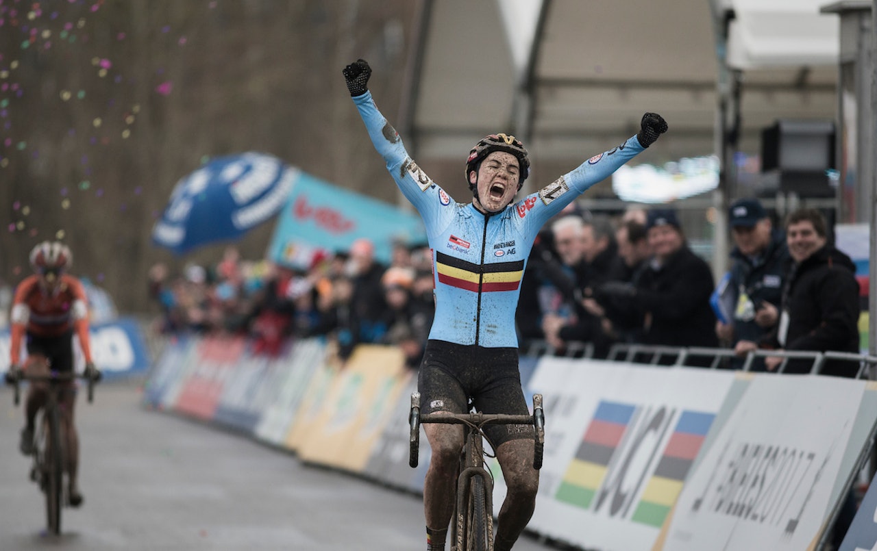ENDELIG: Sanne Cant fra Belgia er verdensmester etter en real thrillerfinale! Foto: Kristof Ramon. ENDELIG: Sanne Cant fra Belgia er verdensmester etter en real thrillerfinale! Foto: Kristof Ramon.