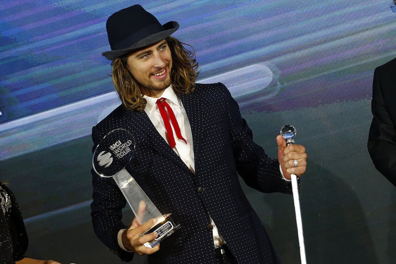 BØLLEFRØ: Peter Sagan går utradisjonelle veier i sykkelsporten, og er mer enn nysgjerrig på skivebremser. Foto: Cor Vos. BØLLEFRØ: Peter Sagan går utradisjonelle veier i sykkelsporten, og er mer enn nysgjerrig på skivebremser. Foto: Cor Vos.