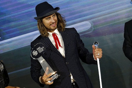 BØLLEFRØ: Peter Sagan går utradisjonelle veier i sykkelsporten, og er mer enn nysgjerrig på skivebremser. Foto: Cor Vos. BØLLEFRØ: Peter Sagan går utradisjonelle veier i sykkelsporten, og er mer enn nysgjerrig på skivebremser. Foto: Cor Vos.