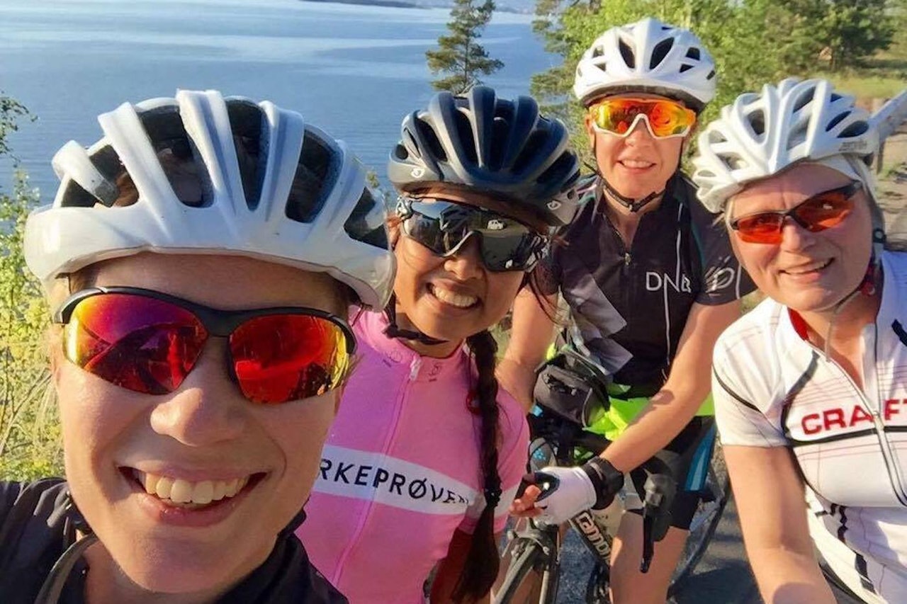 RITTSUGNE: Jenter vil gjerne sykle ritt, men mange frykter at de må sykle alene om de melder seg på en fellesstart. Enter Ladies Edition. Foto: Privat RITTSUGNE: Jenter vil gjerne sykle ritt, men mange frykter at de må sykle alene om de melder seg på en fellesstart. Enter Ladies Edition. Foto: Privat
