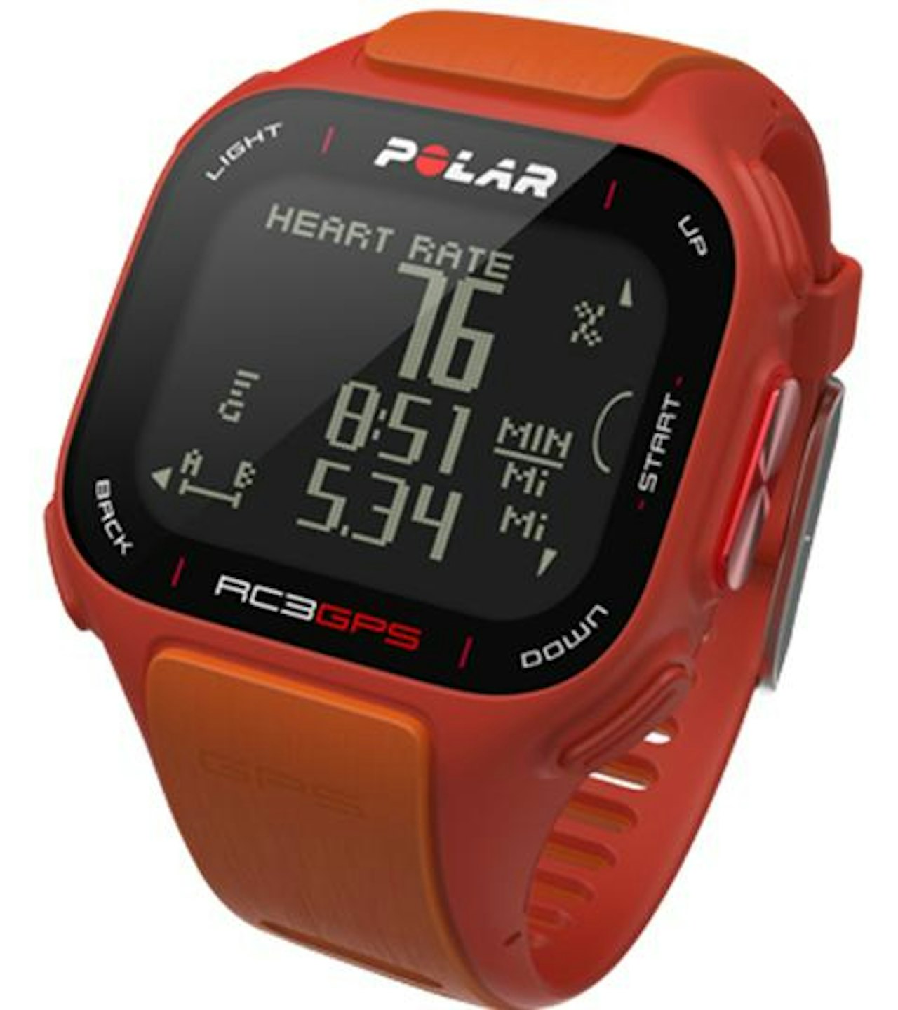 ORIGINALEN: I tillegg til den rødoransje varianten, kommer klokken også i en egen Tour de France-modell. Foto: Polar.fi ORIGINALEN: I tillegg til den rødoransje varianten, kommer klokken også i en egen Tour de France-modell. Foto: Polar.fi