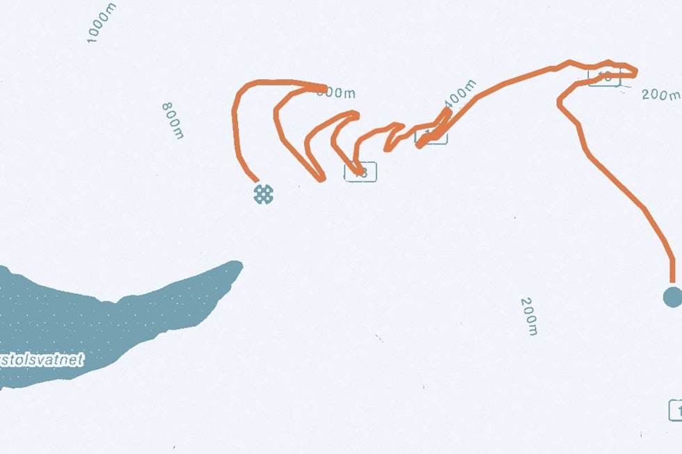 Gaularfjellet-kart