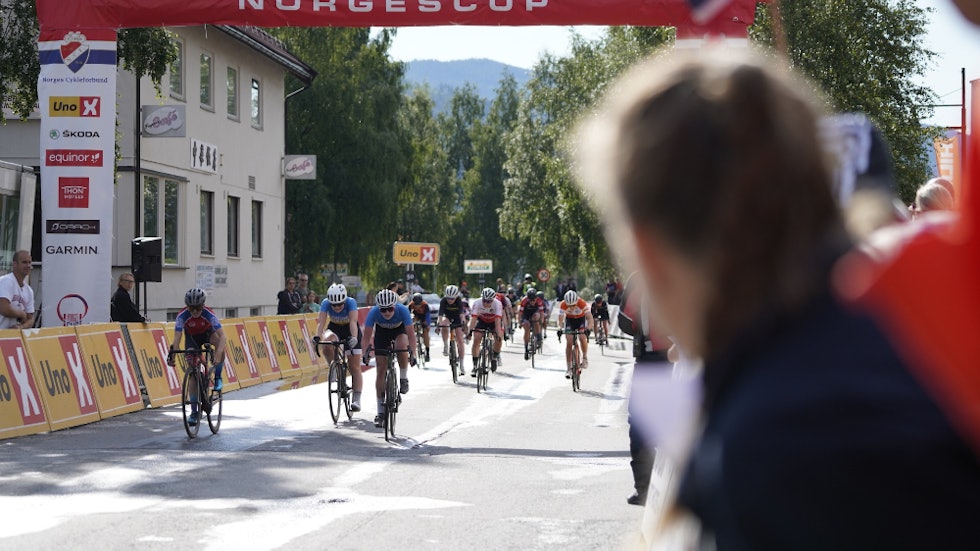 JEVNT: Israelssen og Braaten med en strålende duell på oppløpet. Foto: Jørgen Mo tour te fjells(2)